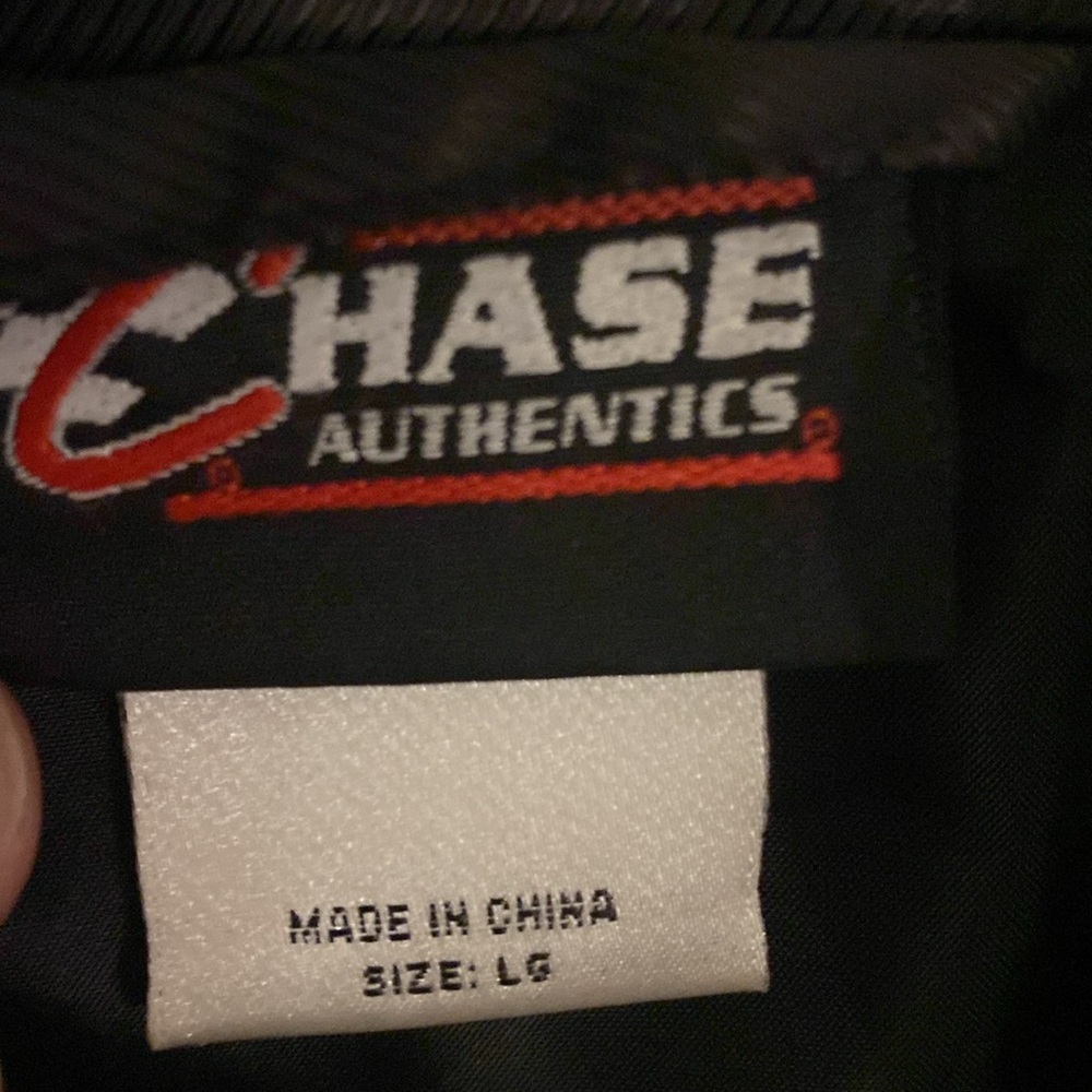 Chase Authentics Kasey Kahne NASCAR windbreaker jacket  large black red white - Picture 7 of 9